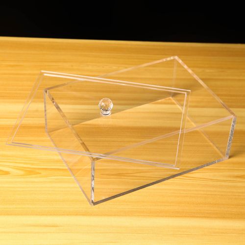 厂家批发亚克力透明盒正方形收纳展示盒亚克力盒日用品收纳盒